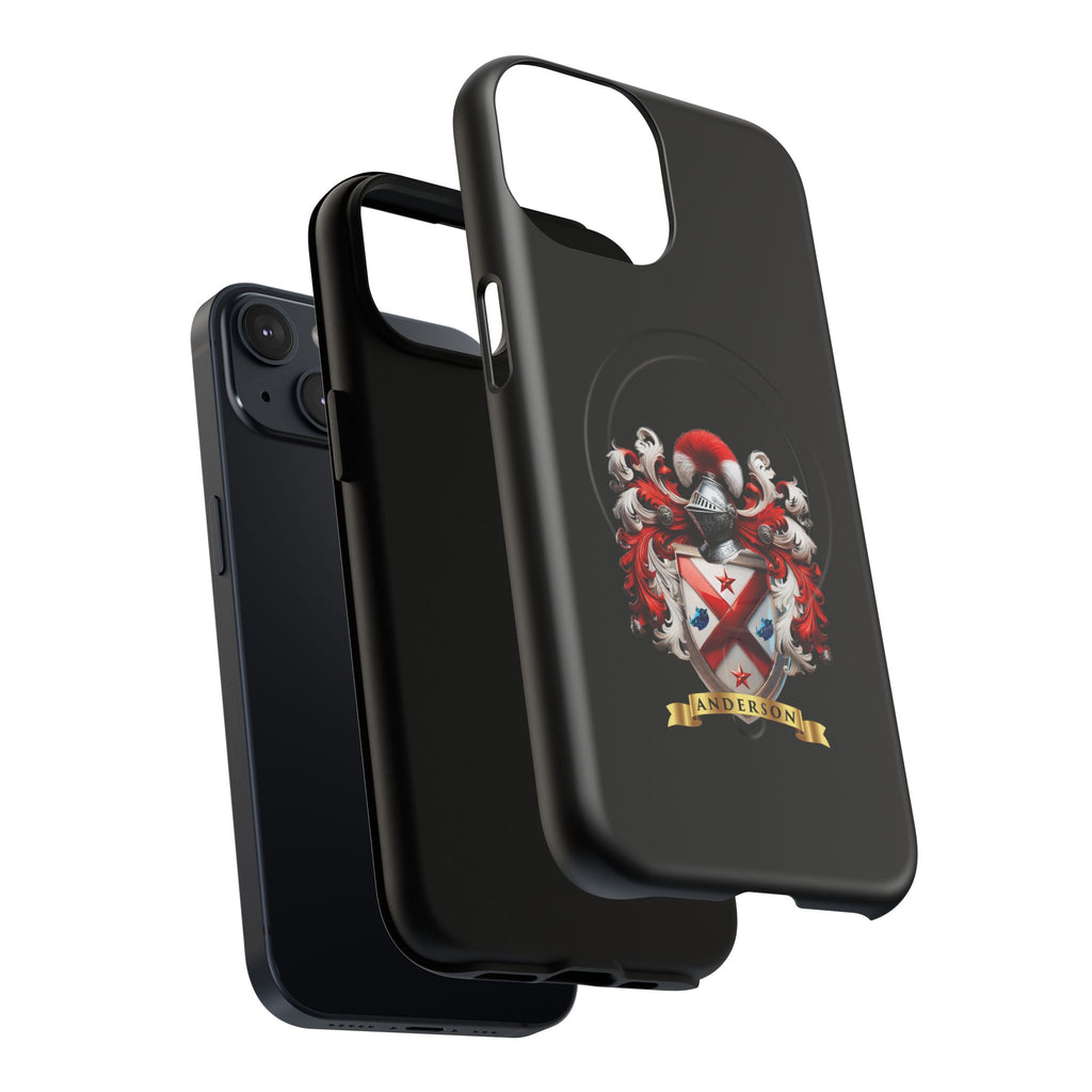 Personalized Tough Magnetic Phone Case with Anderson Crest