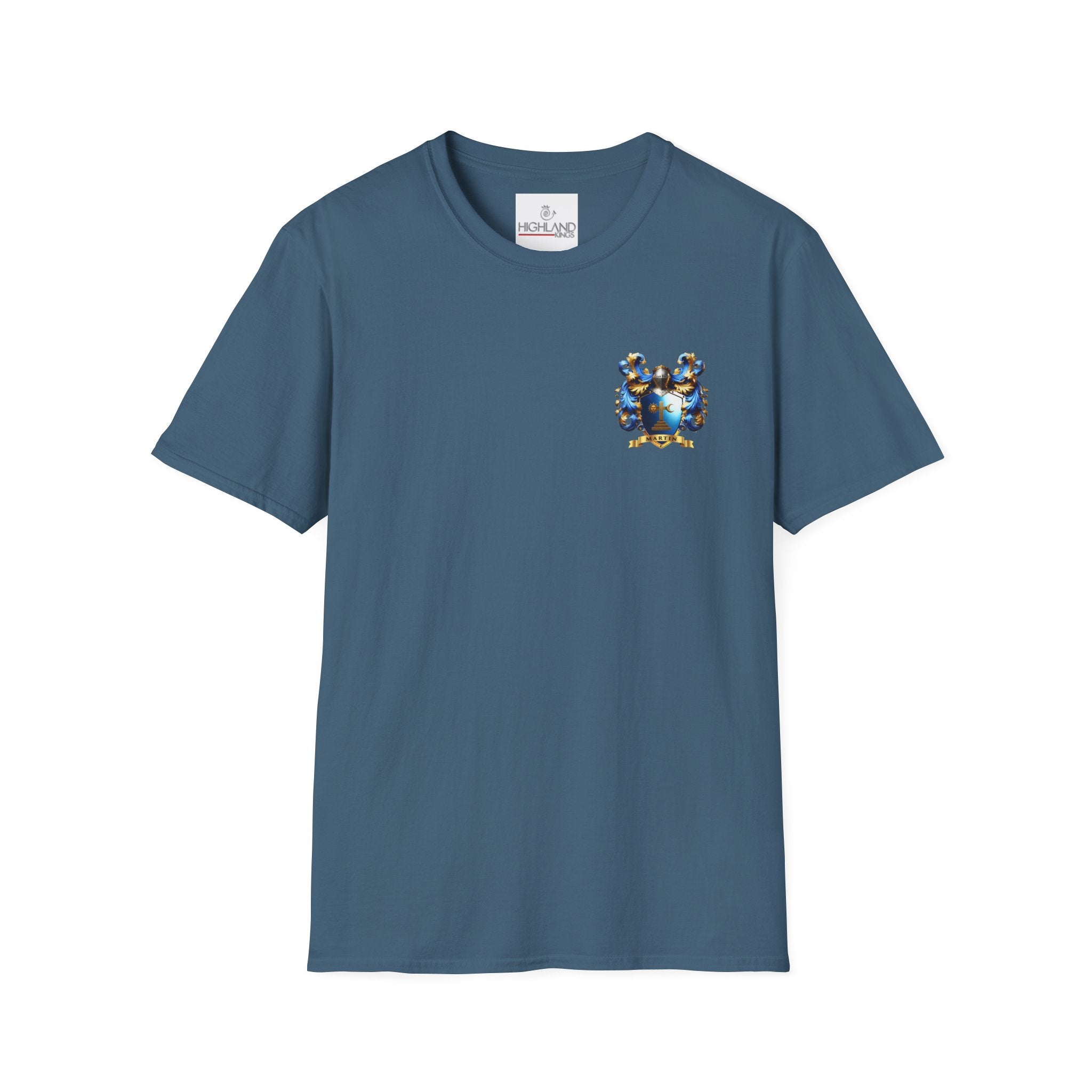 Family Crest Unisex Softstyle T-Shirt - Honor Your Heritage in Comfort