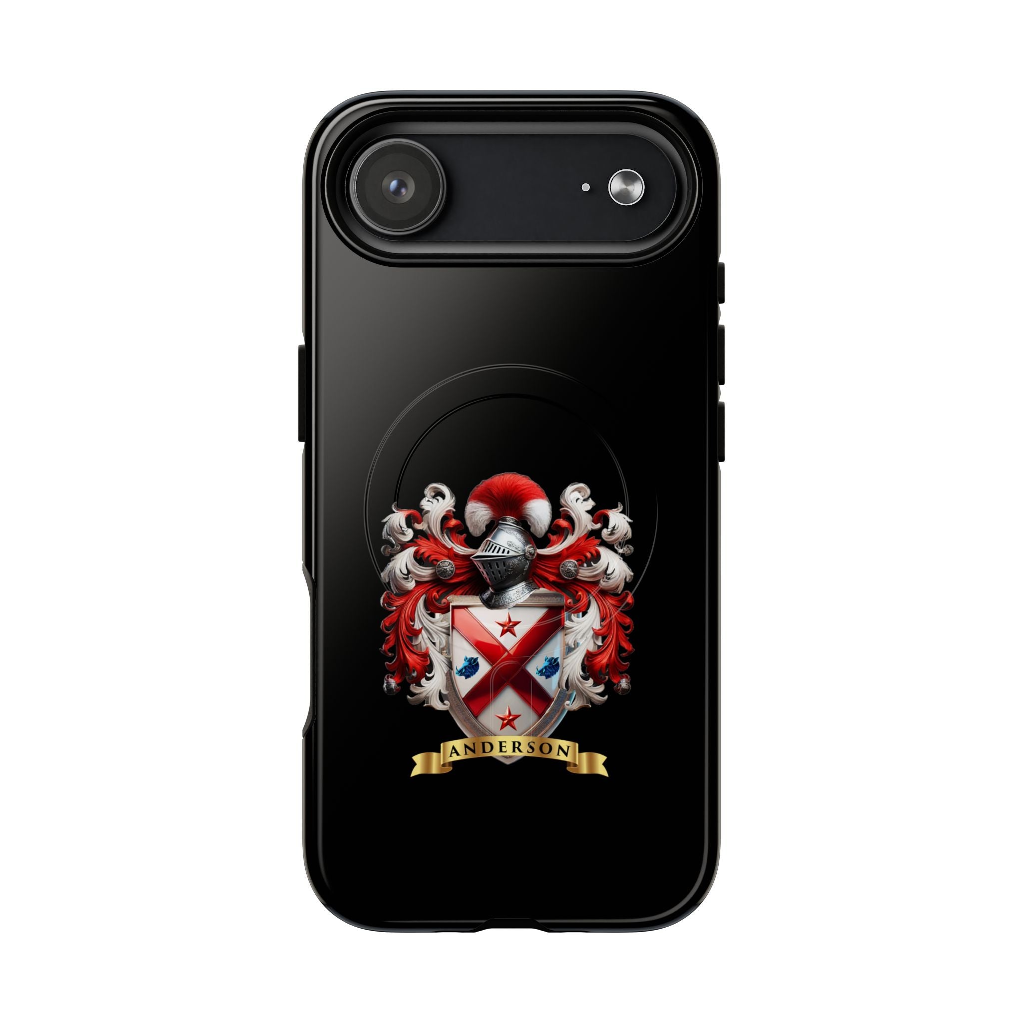 Personalized Tough Magnetic Phone Case with Anderson Crest