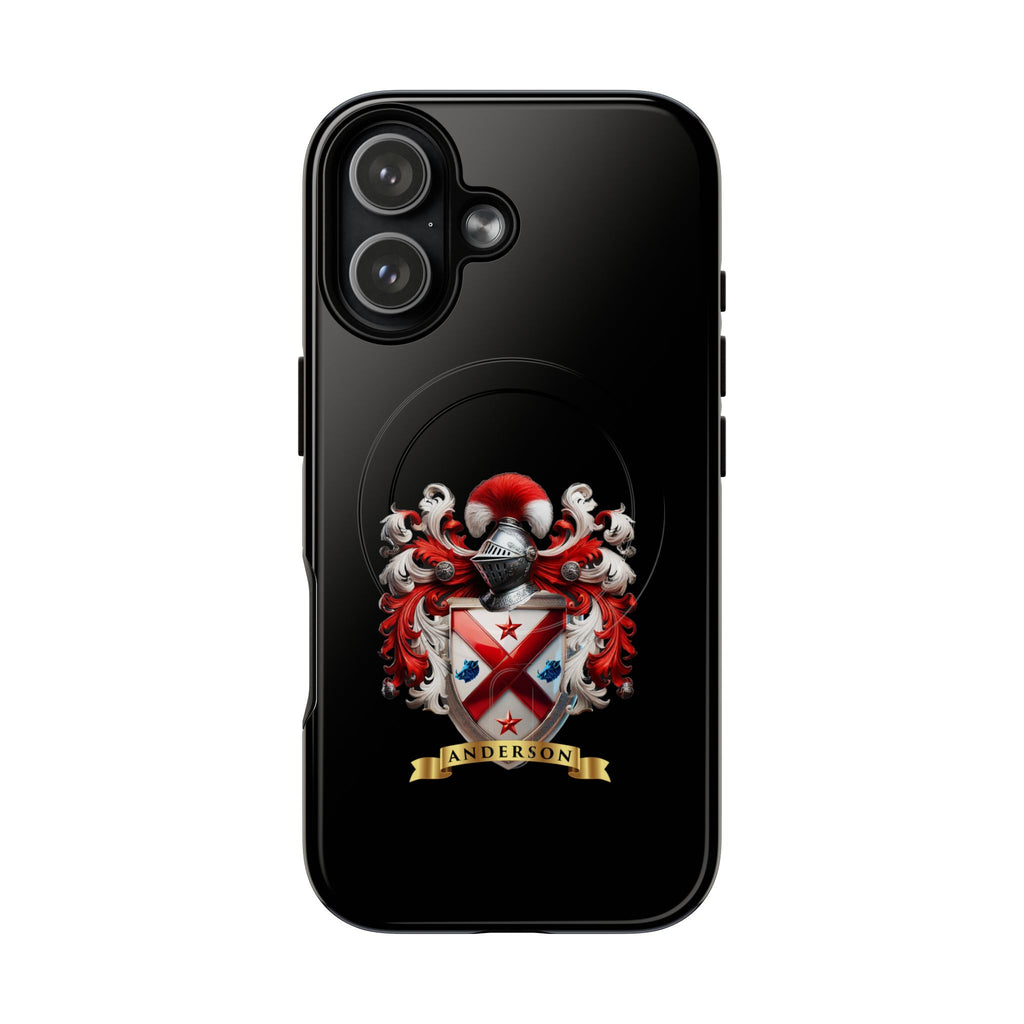 Personalized Tough Magnetic Phone Case with Anderson Crest