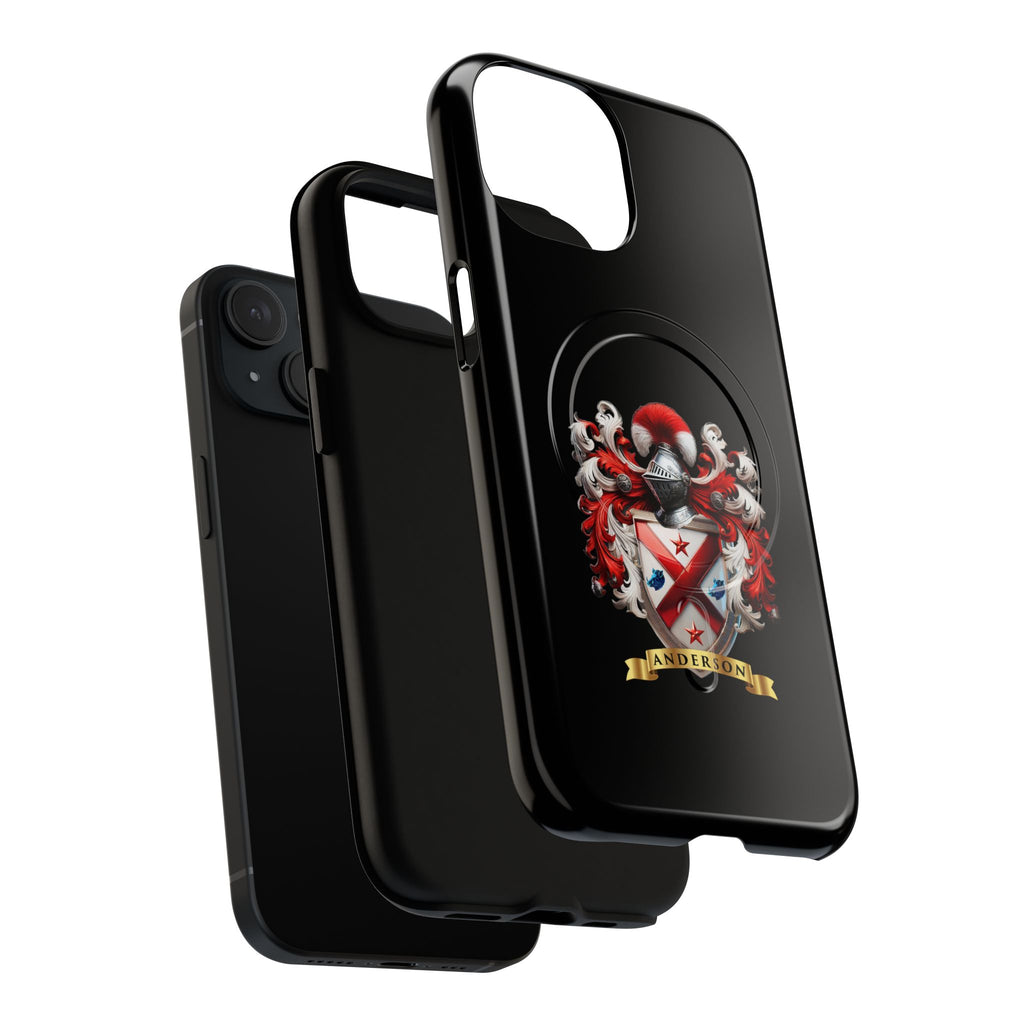 Personalized Tough Magnetic Phone Case with Anderson Crest