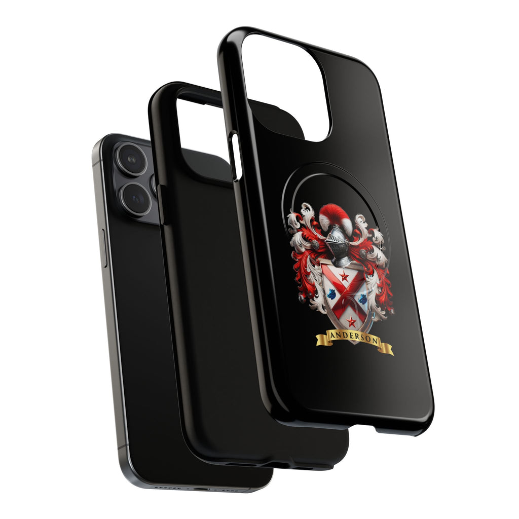 Personalized Tough Magnetic Phone Case with Anderson Crest