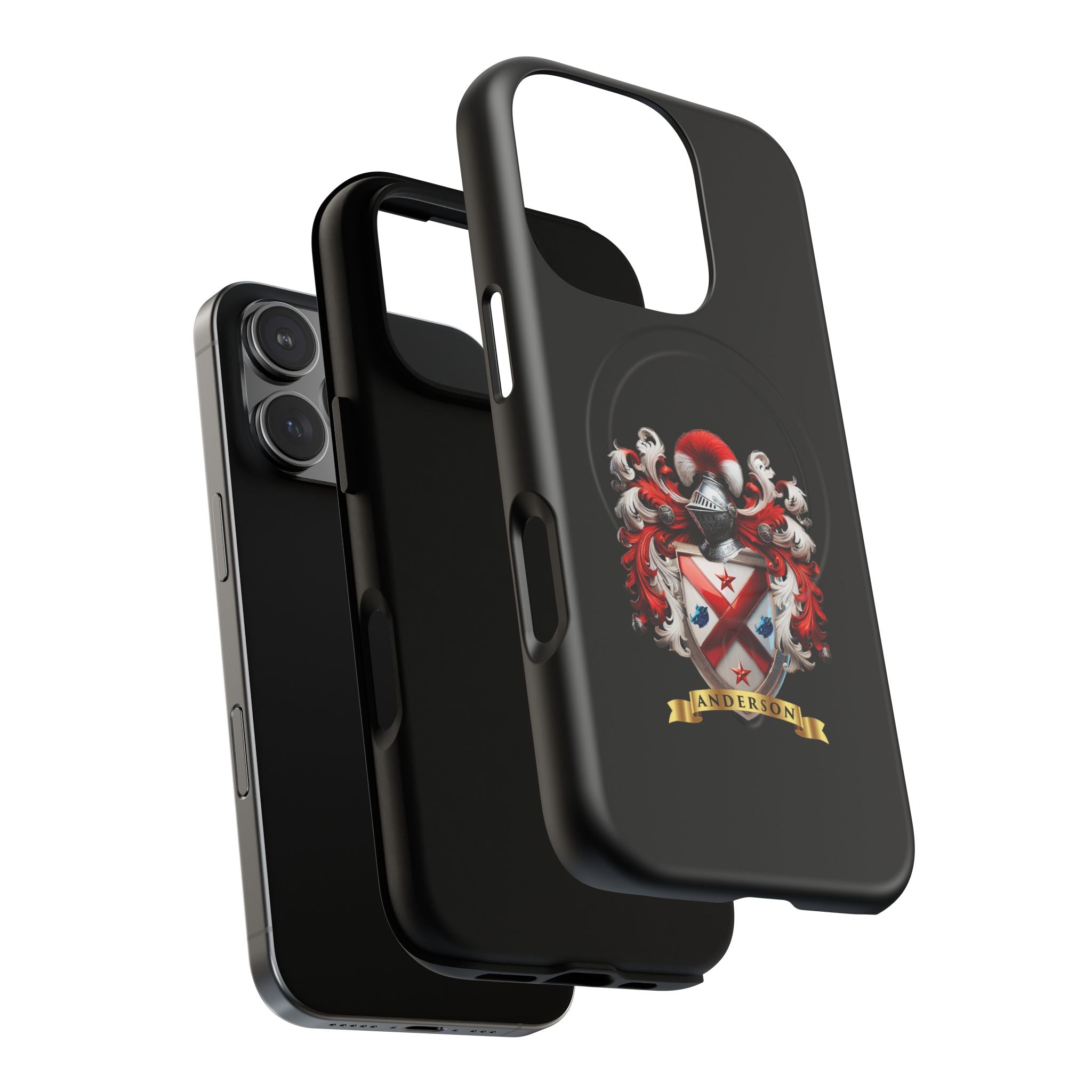 Personalized Tough Magnetic Phone Case with Anderson Crest