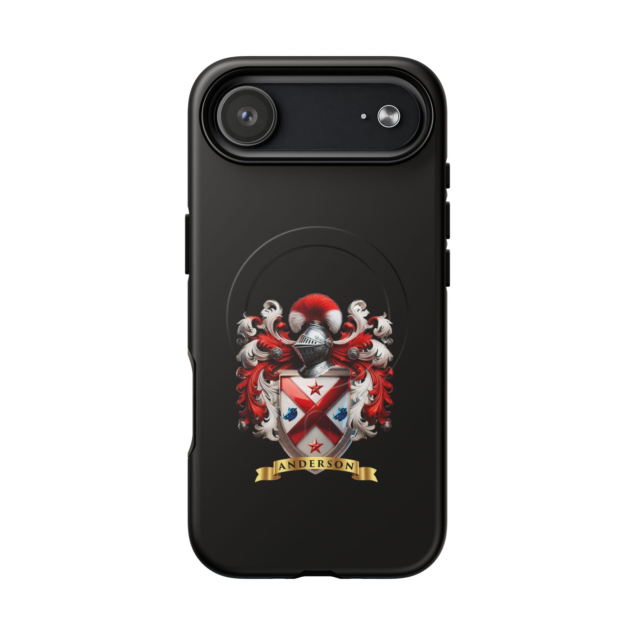 Personalized Tough Magnetic Phone Case with Anderson Crest