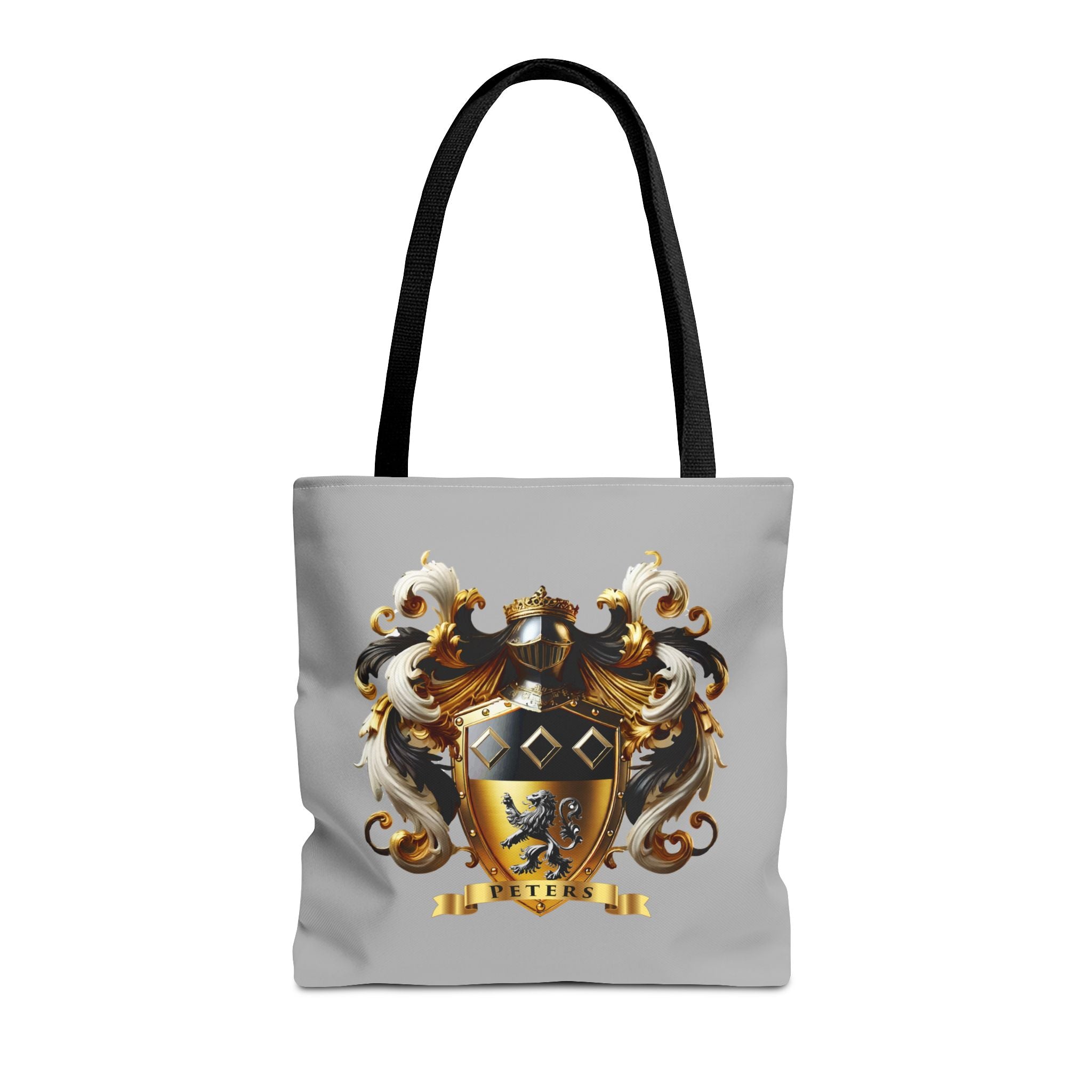 Regal Crest Tote Bag - Elegant Peters Design for Daily Adventures