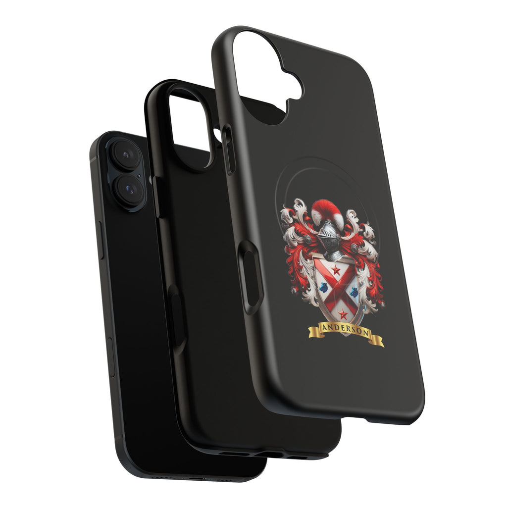 Personalized Tough Magnetic Phone Case with Anderson Crest