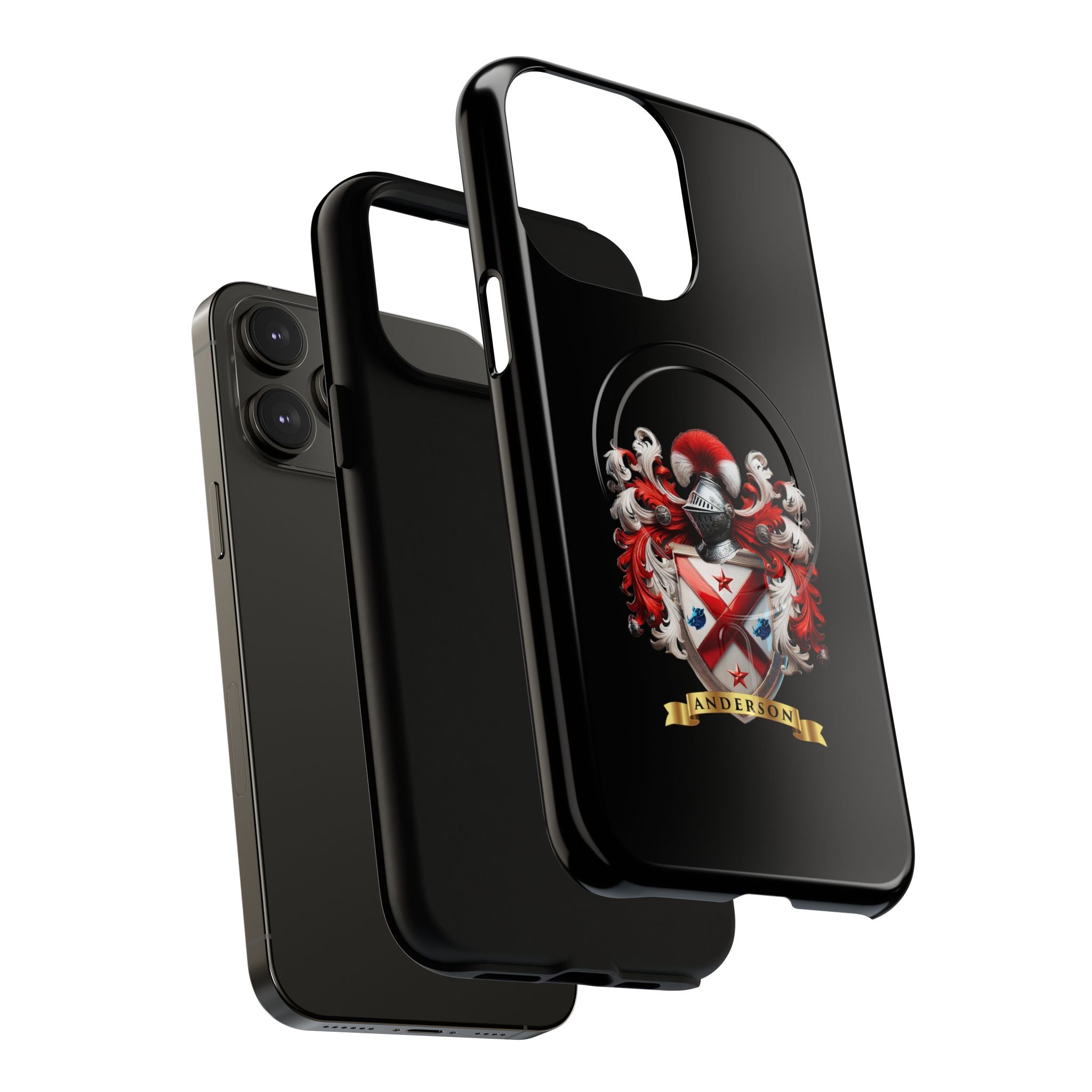 Personalized Tough Magnetic Phone Case with Anderson Crest