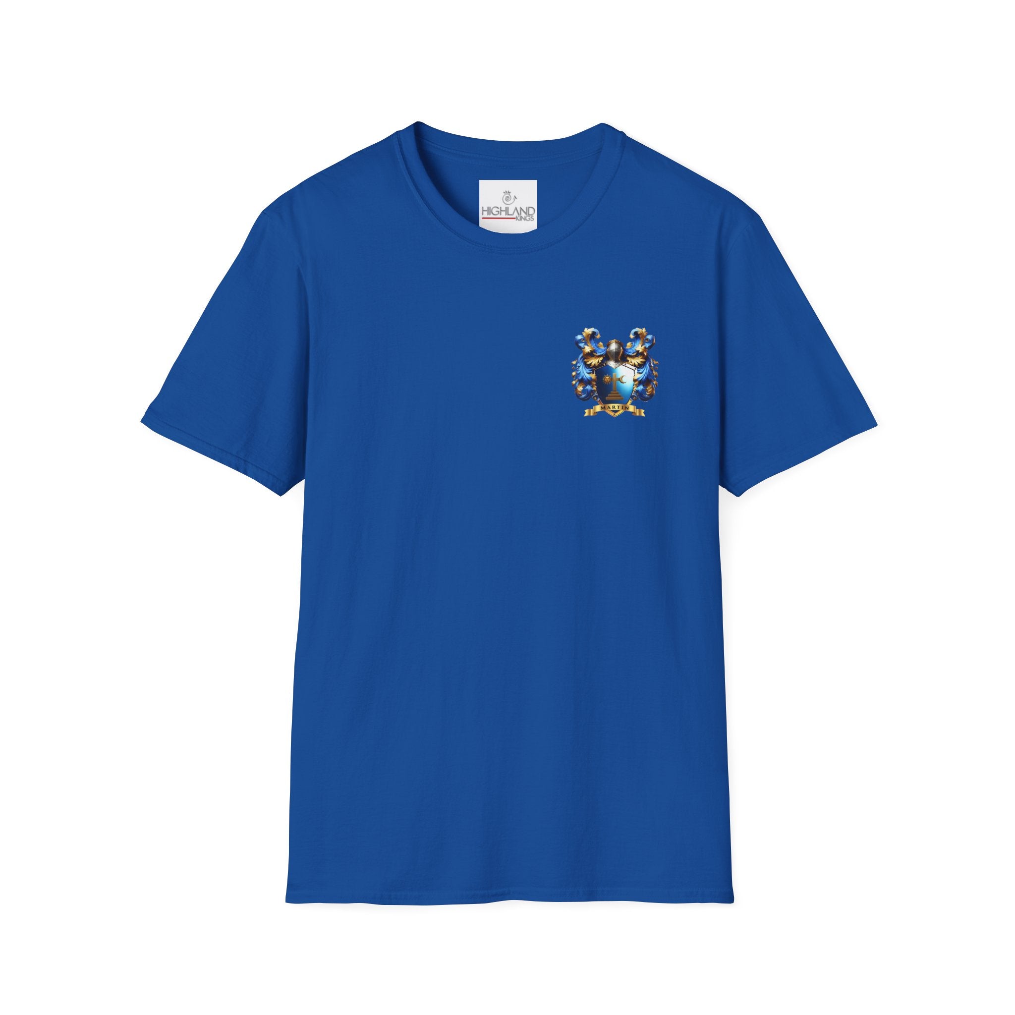 Family Crest Unisex Softstyle T-Shirt - Honor Your Heritage in Comfort