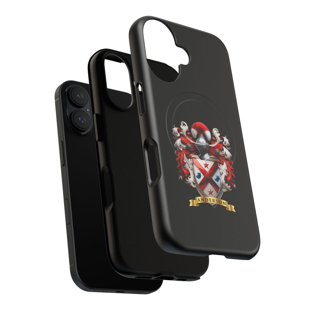 Personalized Tough Magnetic Phone Case with Anderson Crest