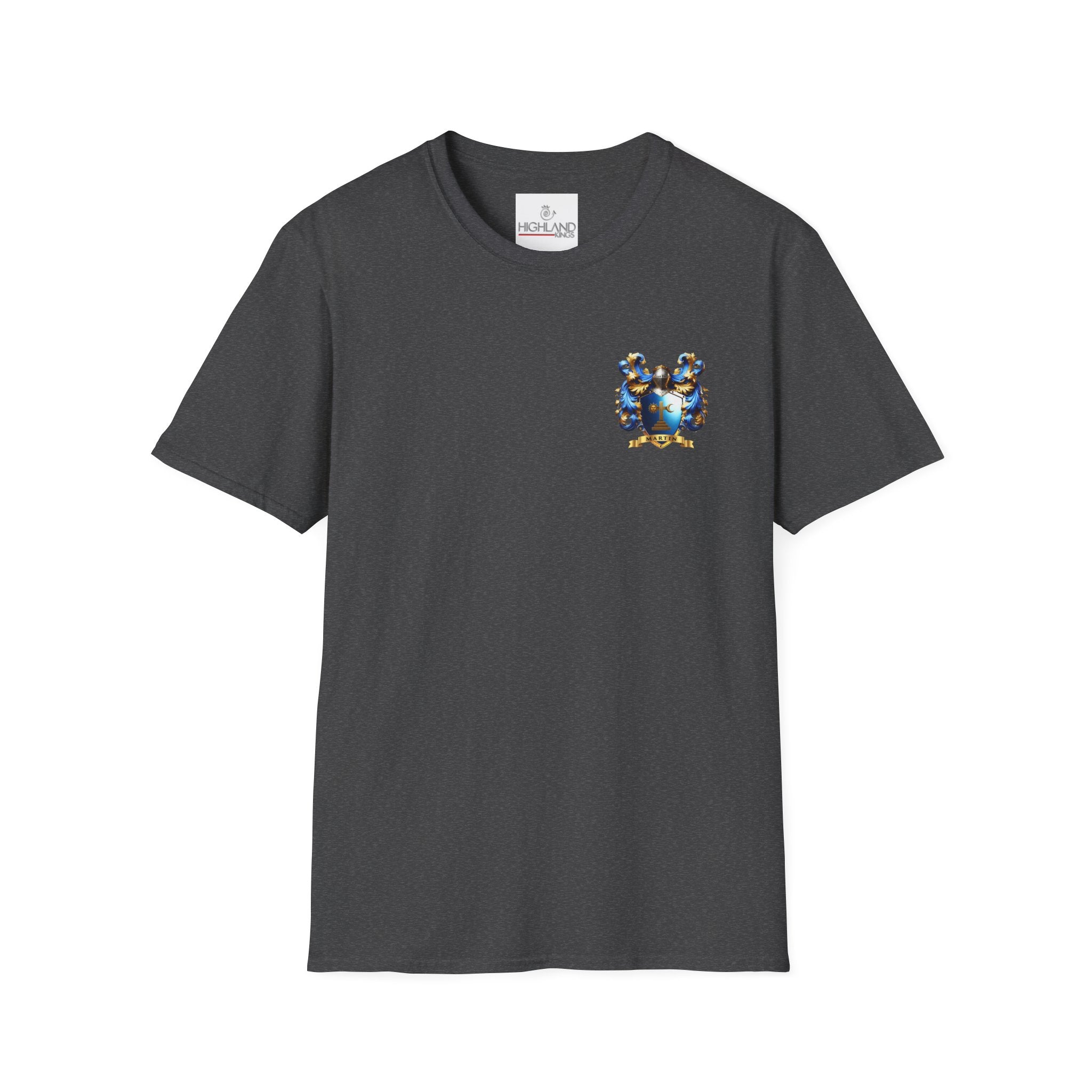 Family Crest Unisex Softstyle T-Shirt - Honor Your Heritage in Comfort