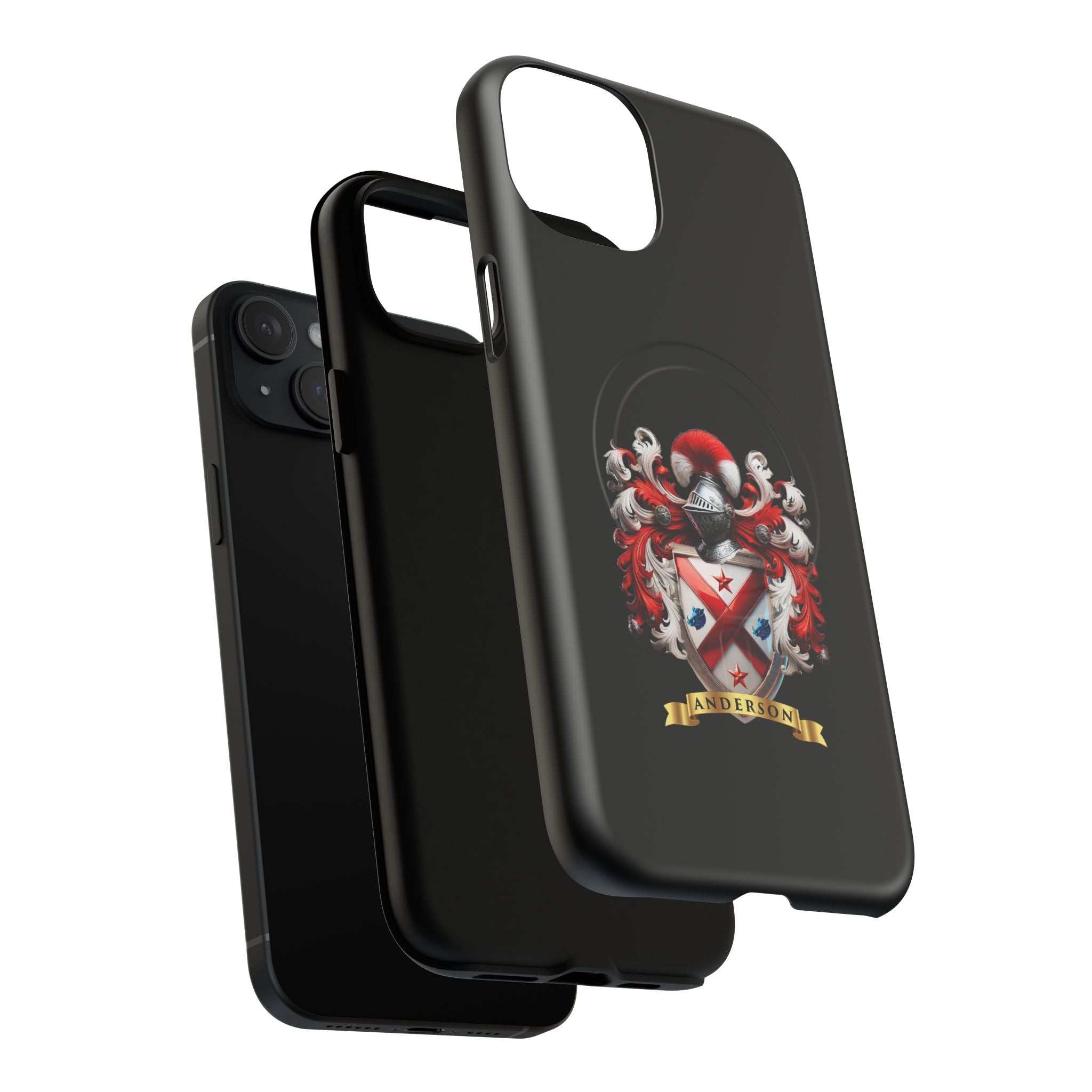 Personalized Tough Magnetic Phone Case with Anderson Crest