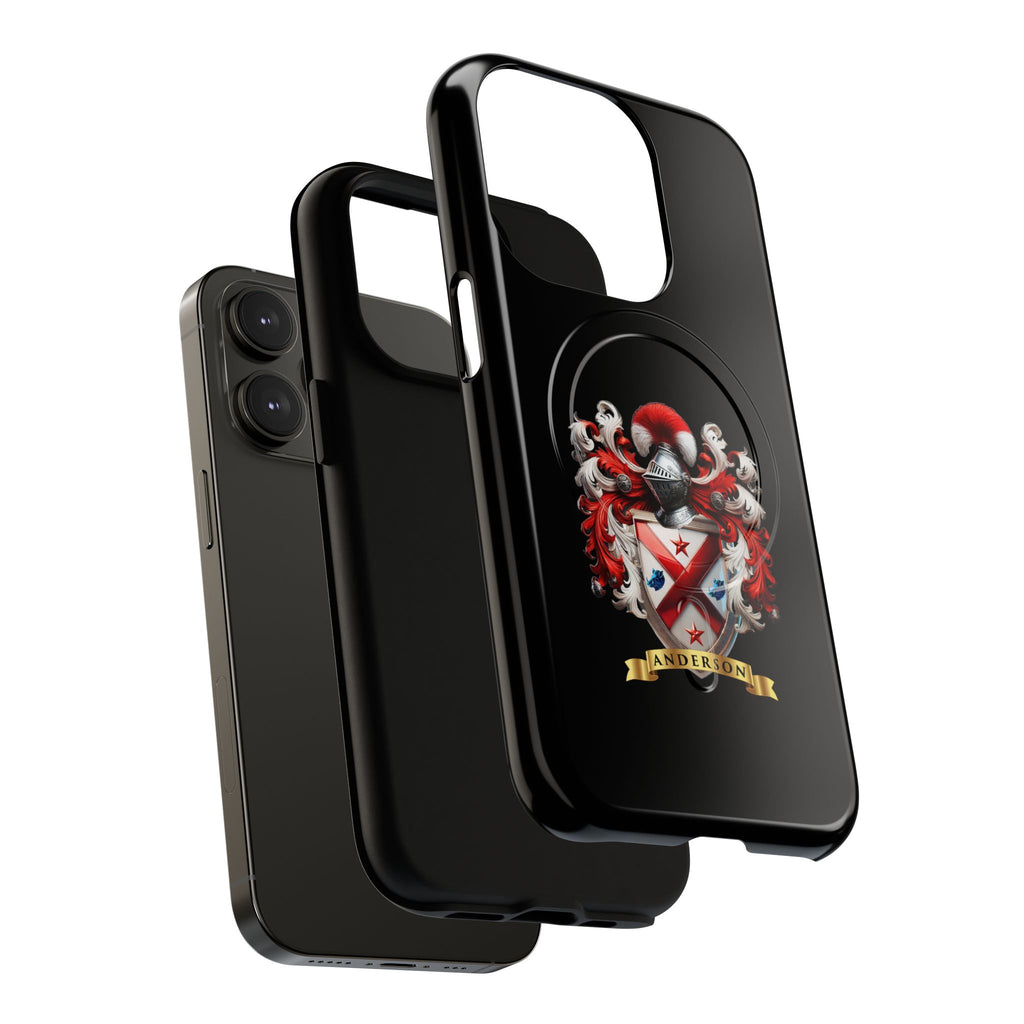 Personalized Tough Magnetic Phone Case with Anderson Crest