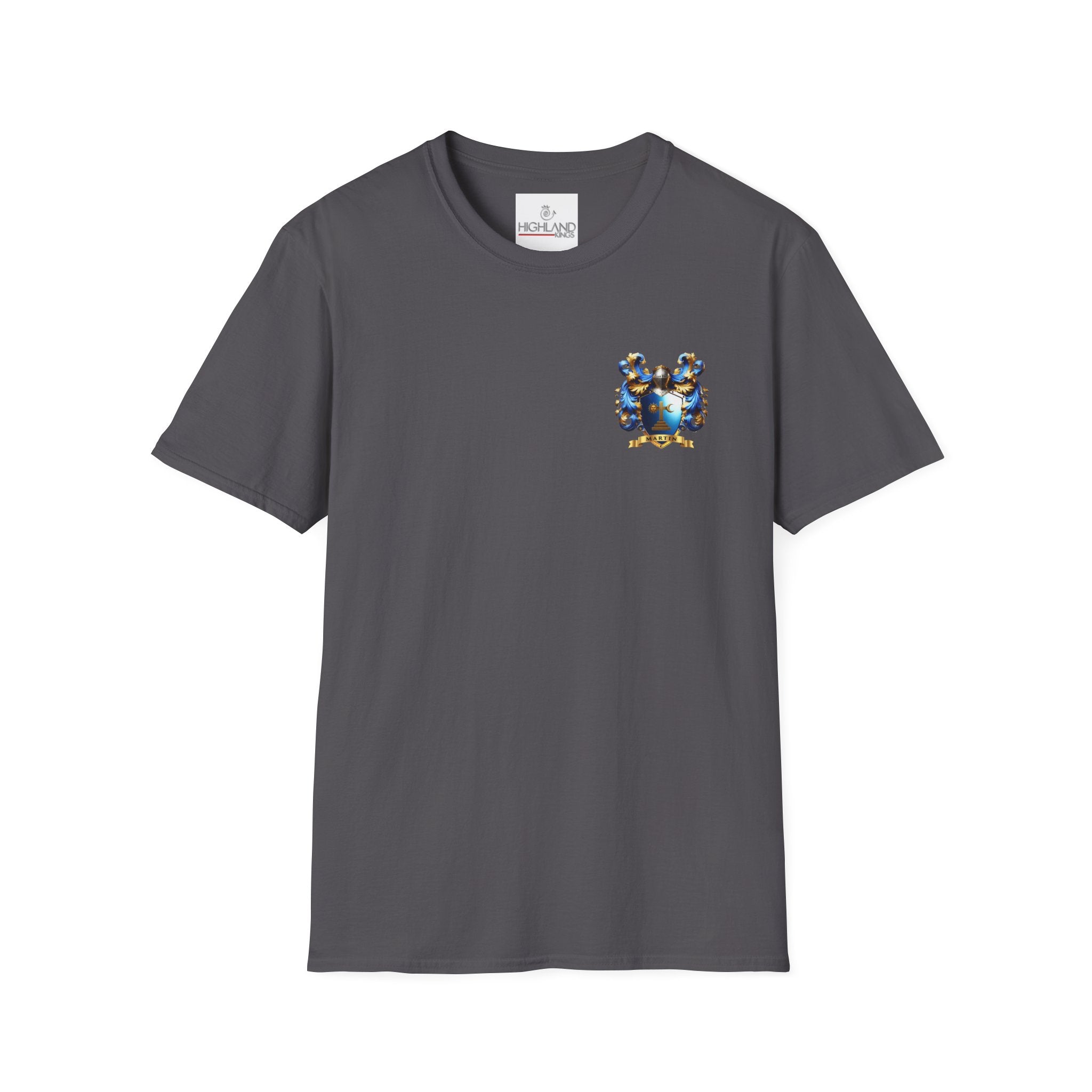 Family Crest Unisex Softstyle T-Shirt - Honor Your Heritage in Comfort