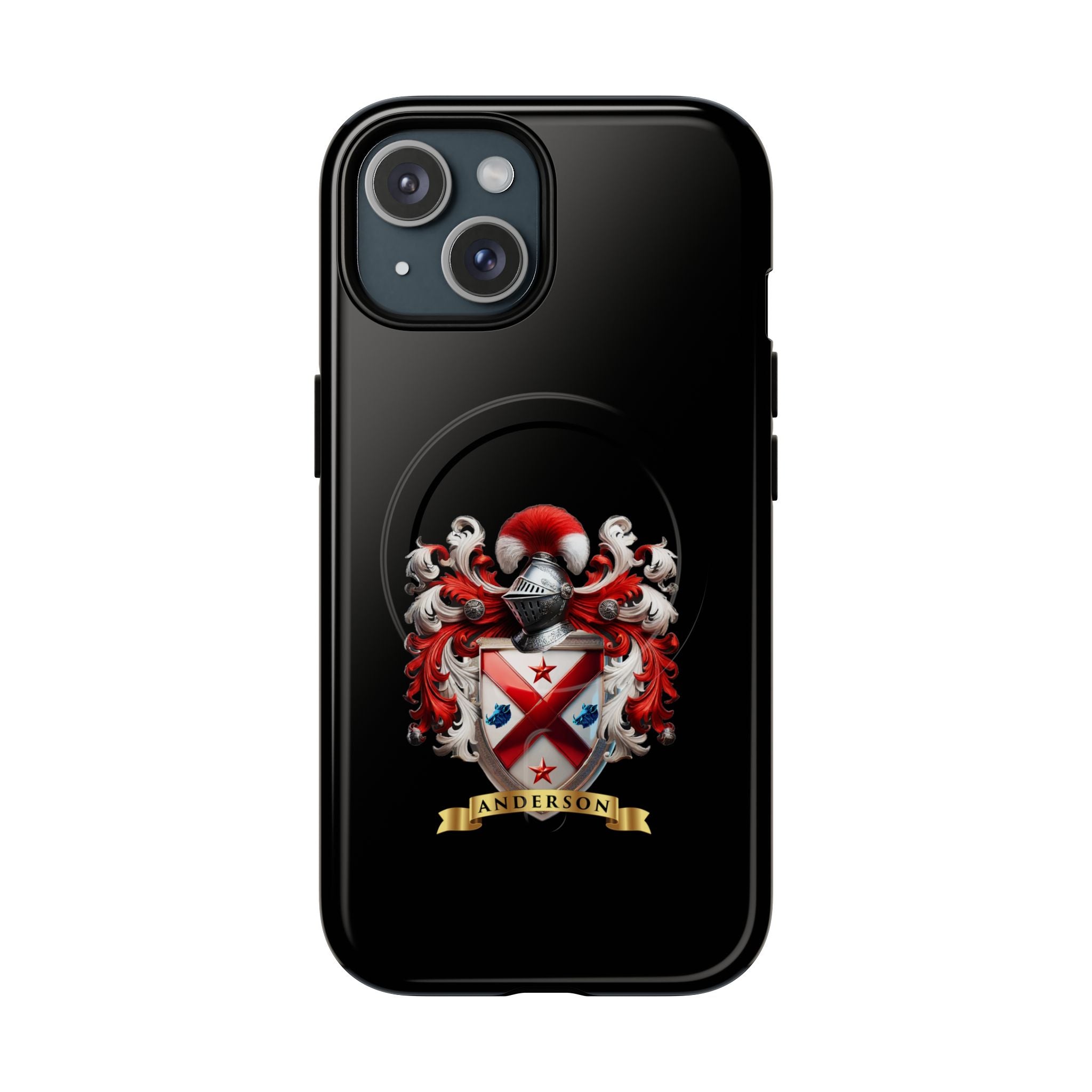 Personalized Tough Magnetic Phone Case with Anderson Crest