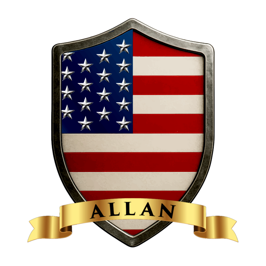 Allan United States Shield Mug (11oz)